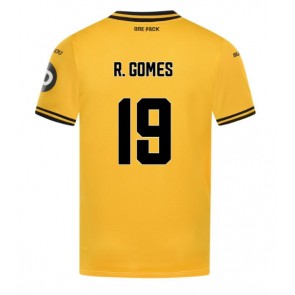 Wolves Rodrigo Gomes #19 Domaci Dres 2024-25 Kratak Rukavima